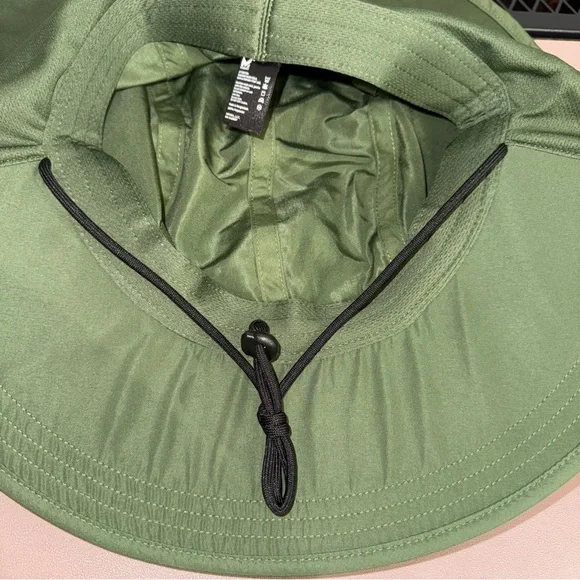 Mission Sun Defender‎ Cooling Hat Neck Guard Flap Wide Brim UPF 50 Olive Green - Picture 5 of 9